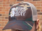 Camo Barber Beast on the Bay Trucker Cap - NEW