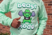 Mint BEAST MODE Long Sleeve T-Shirt - NEW